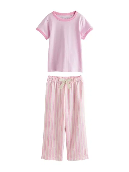 Next Pijamale crem rosé roz