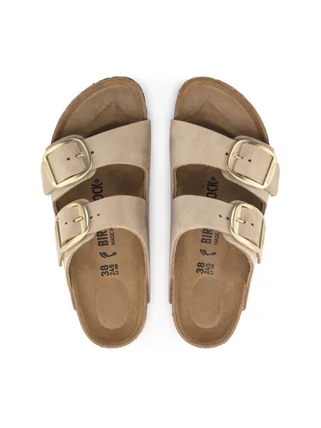 Klapki Birkenstock beżowe