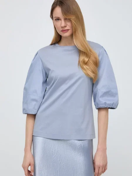 Max Mara Leisure felső fekete női sima kék