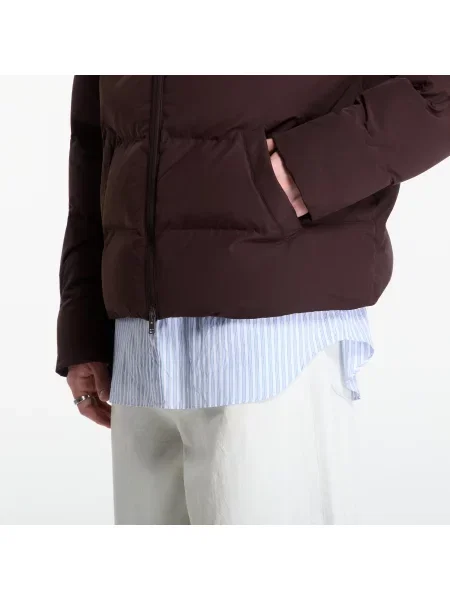 Jachetă FRED PERRY Raglan Sleeve Padded Jacket Rich Brown M maro