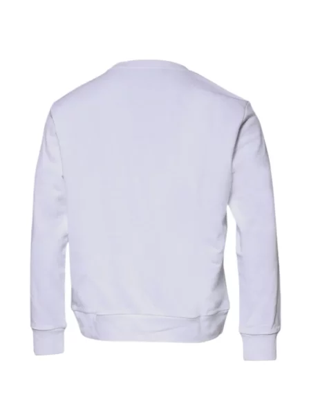 Pulover Versace cu broderie cu decolteu rotund alb
