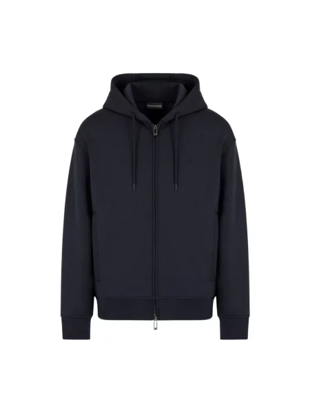 Bluza rozpinana Emporio Armani niebieska
