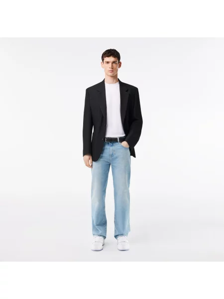Lacoste Pasek Petit Piqué granatowy