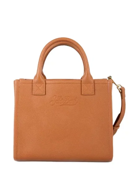 Geantă shopper Mc2 Saint Barth din piele maro