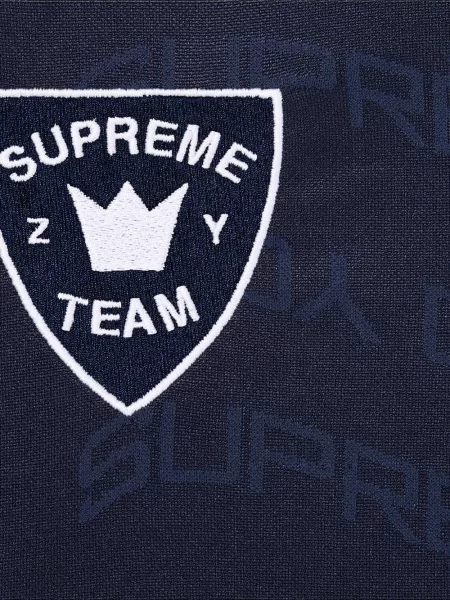 Футбол тениска Supreme от джърси синьо