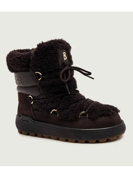 Bogner Bocanci Chamonix S 10 C | shearling | zamsz | piele maro