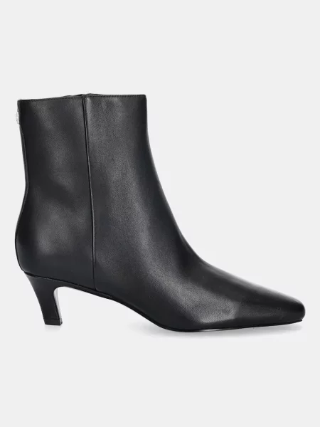 Guess cizme de piele IDREENA negru