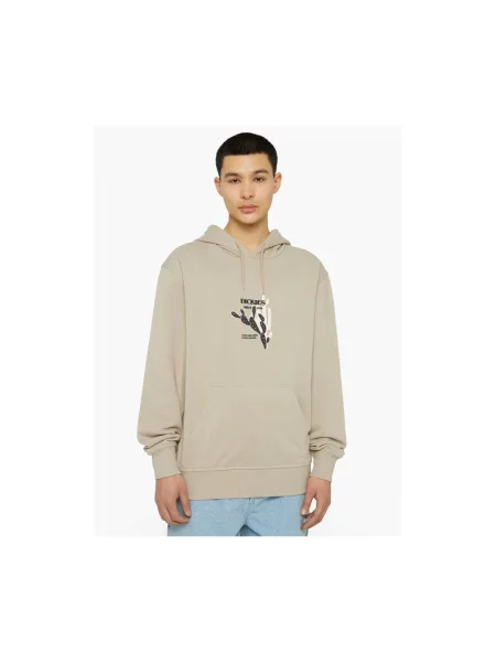 Bluza z kapturem Dickies z kapturem beżowa