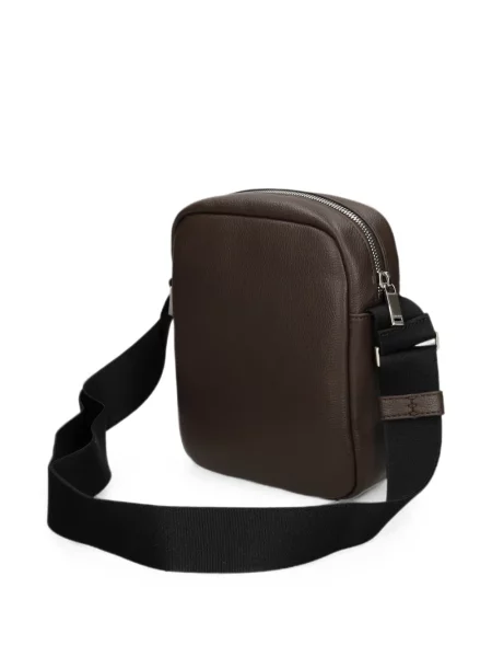 Crossbody torba Calvin Klein s autogramom smeđa