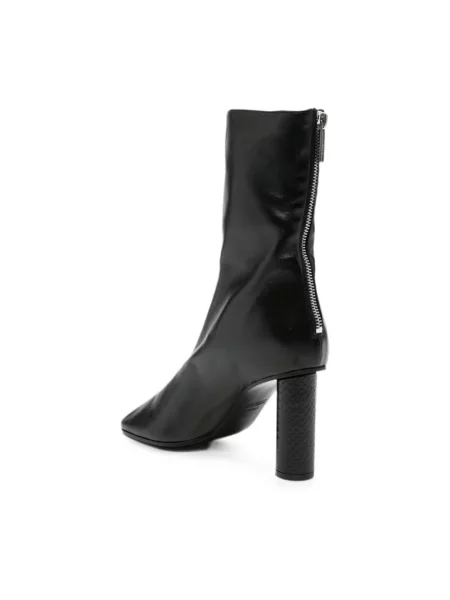 Buty do kostki Paris Texas skórzane czarne