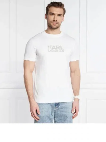 Karl Lagerfeld Tricou alb