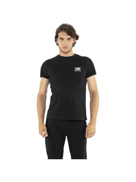 Scurt tricou Leone 1947 cu mâneci scurte negru