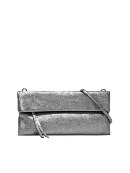 Kopertówka Gianni Chiarini skórzana szara