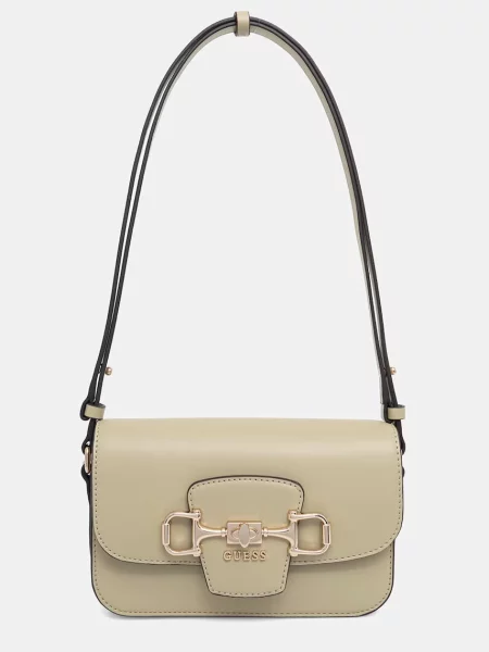 Guess torebka z imitacji skóry JANIE zielona