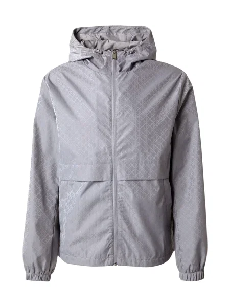 Calvin Klein Jeans Geacă de primăvară-toamnă argintiu / piatră gri