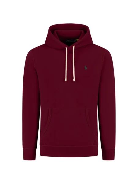 Hanorac cu glugă Polo Ralph Lauren cu autograf cu cordon roșu