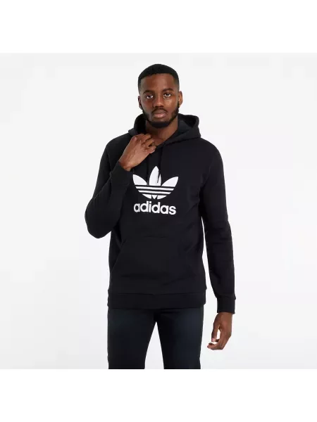 Kapucnis melegítő felső Adidas Originals fekete
