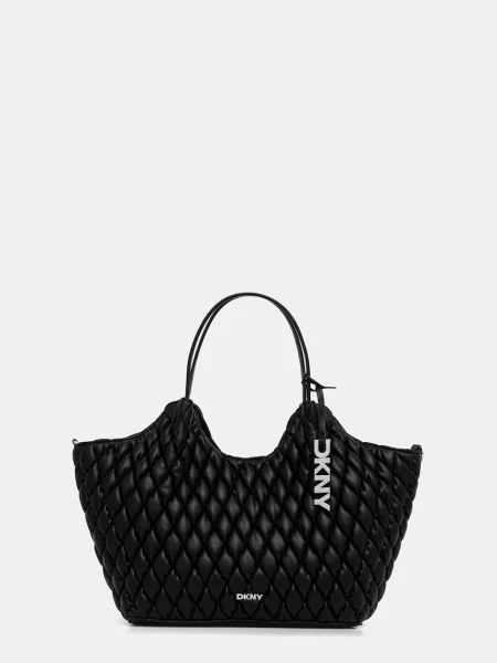 Geantă shopper Dkny din piele negru