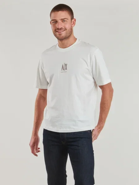 Tricou Armani Exchange alb