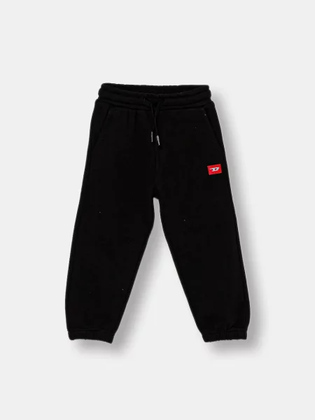 Diesel pantaloni de trening din pentru copii PXGIN TROUSERS negru