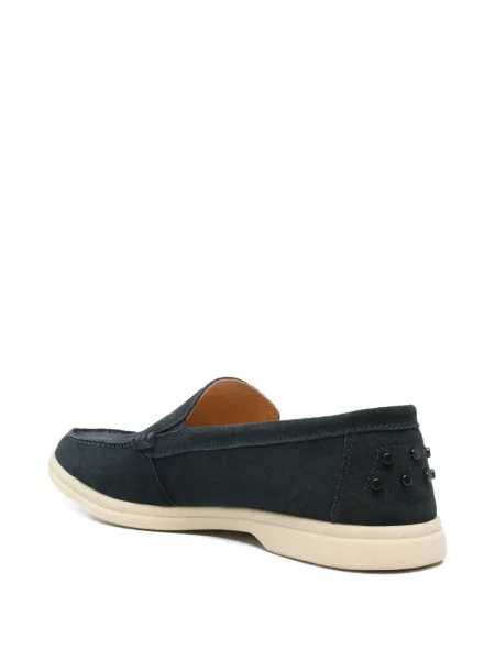 Szarvasbőr loafer Sergio Moretti Firenze kék