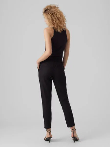 Vero Moda Medžiaginės kelnės Jesmilo juoda