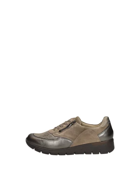 Sneakersy Waldläufer skórzane szare