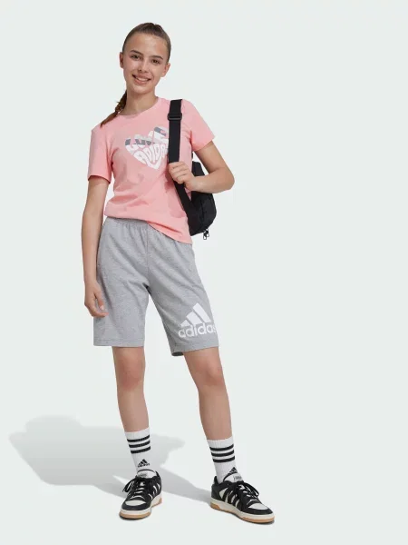 Детская футболка Adidas розовая