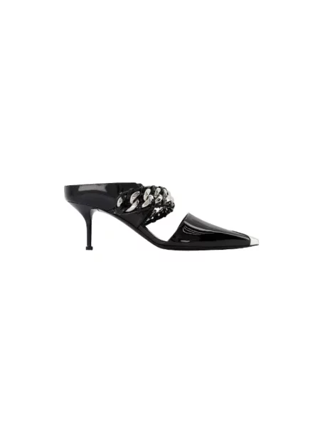 Klapki Alexander Mcqueen czarne