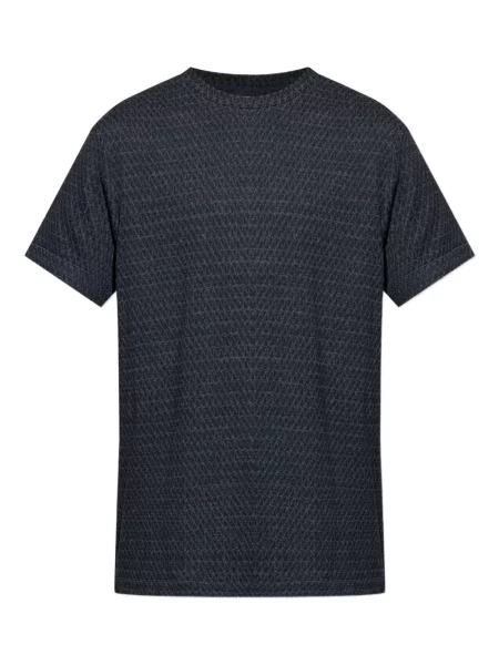 Tricou Giorgio Armani din jacard albastru