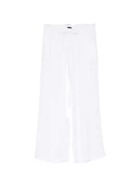 Pantaloni James Perse de in cu cordon alb