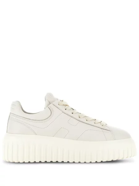 Sneakerși Hogan cu broderie alb