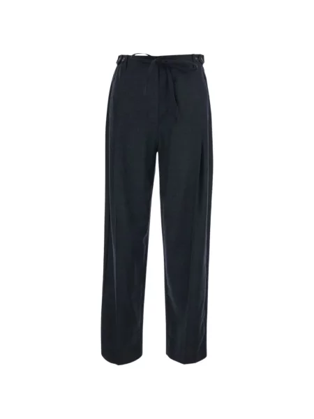 Cu centură pantaloni Tela albastru