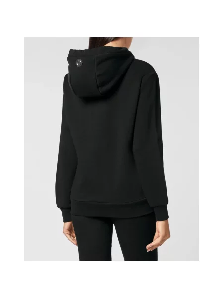 Bluza z kapturem Philipp Plein z kapturem czarna