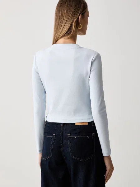 Calvin Klein Jeans longsleeve z niebieska