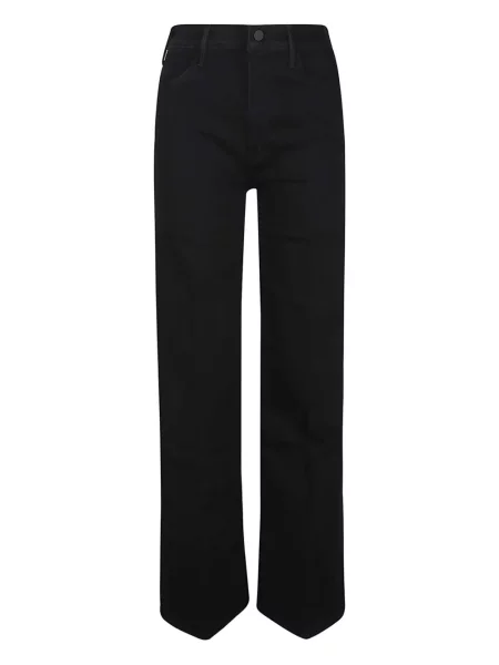 Proste jeansy Mother czarne