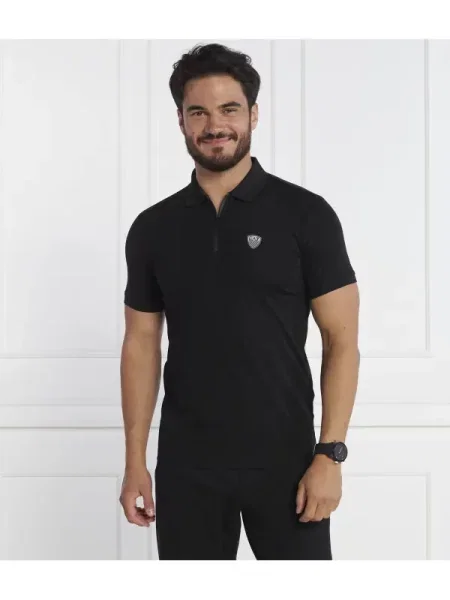 Emporio Armani Pólóing PJRGZ Regular Fit fekete
