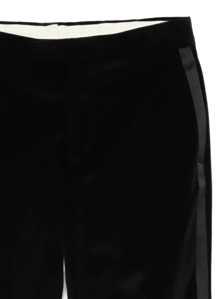 Pantaloni Paul Smith de catifea cu dungi negru