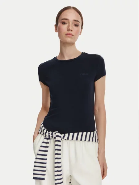 Guess T-Shirt granatowy