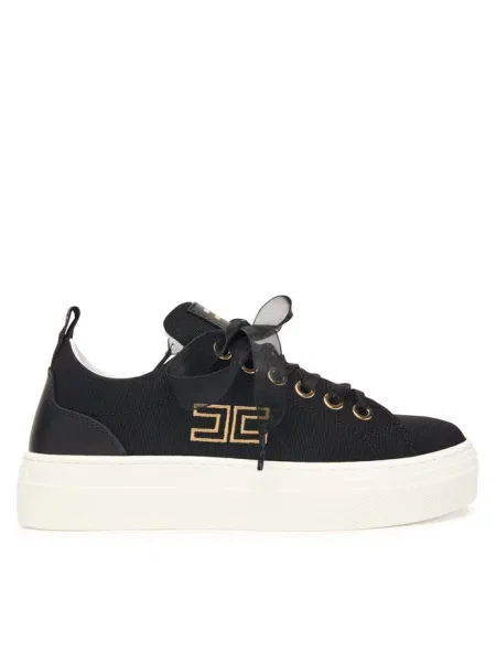 Sneakersy Elisabetta Franchi czarne