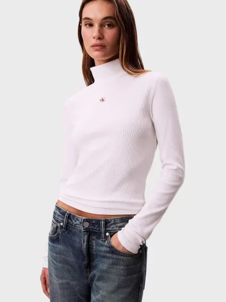 Водолазка Calvin Klein Jeans біла
