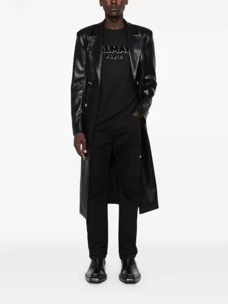 Tricou Balmain cu imagine negru