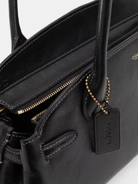 Шкіряна сумочка Coach Empire Carryall Bag 34 чорний
