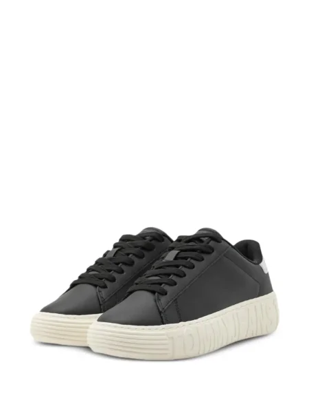 Sneakerși Tommy Hilfiger din piele negru