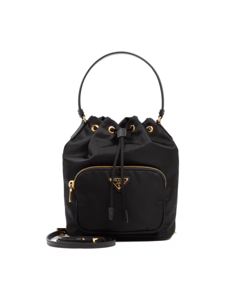Torebka bucket Prada czarna