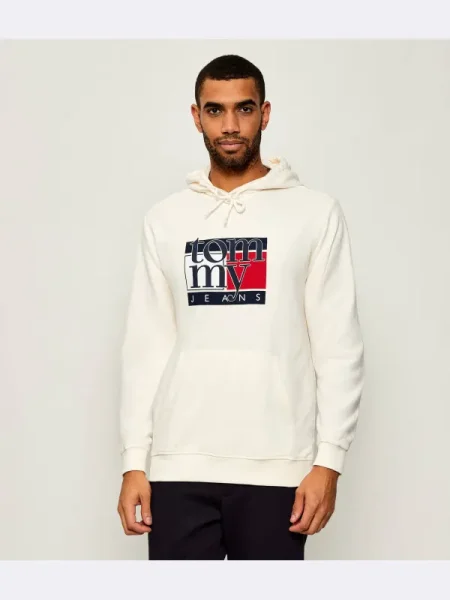 Geacă de blugi Tommy Hilfiger alb