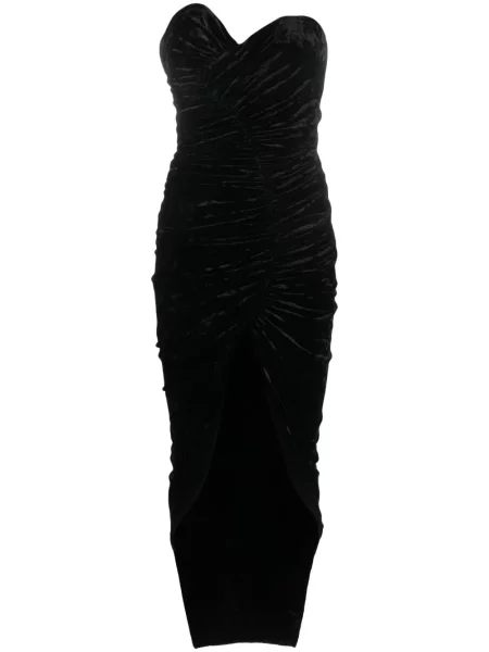 Rochie Alexandre Vauthier de catifea de costum negru