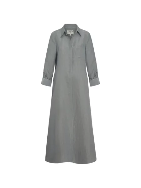 Rochie Twp cu dungi alb