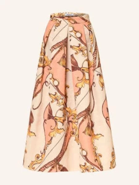 Lunatica Milano Spódnica Żakardowa beige beżowa