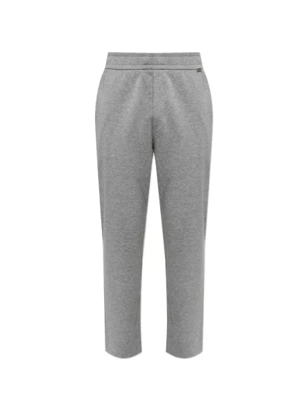 Pantaloni Moncler alergare cu autograf gri